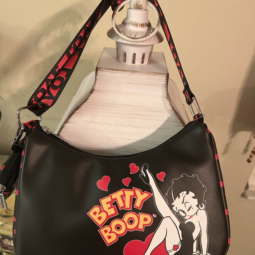 Betty Boop Black crossbody Shoulder Bag